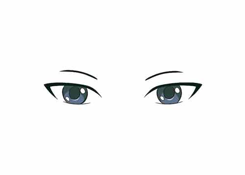 Мужские аниме глаза 