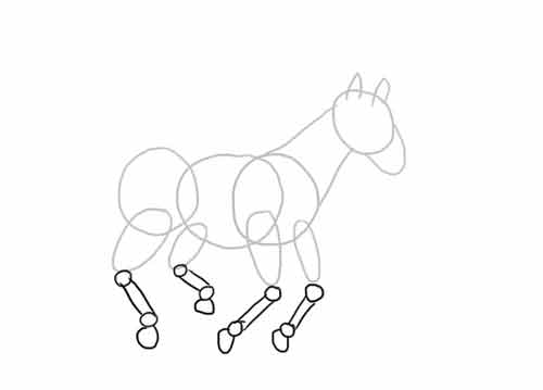 Как нарисовать лошадь легко и просто начинающему 7