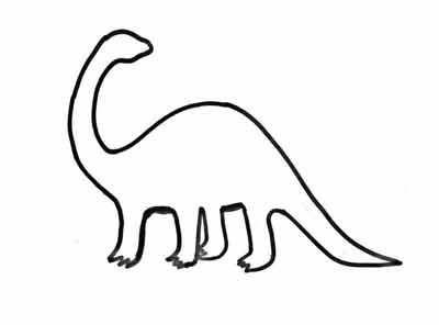 Картина с динозавром 9