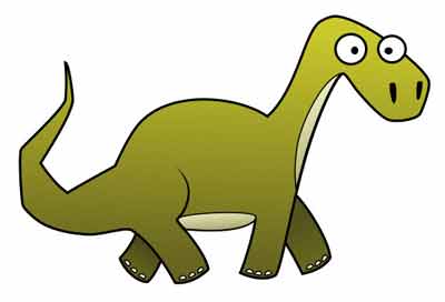 Мультяшный динозавр