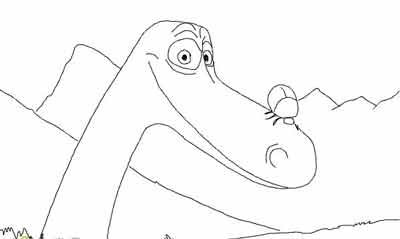 Апатозавр Арло из мультфильма «Хороший динозавр» 9