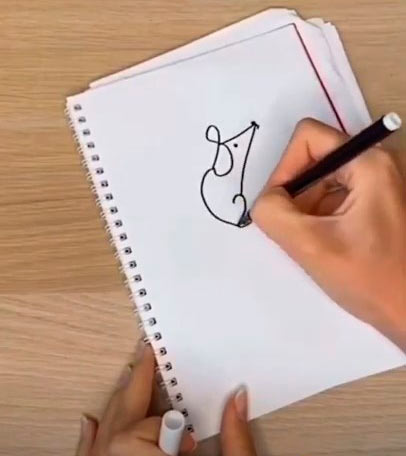Как быстро нарисовать мышку - Соедините 8 и 2
