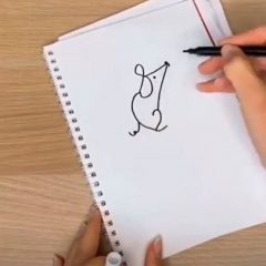 Как быстро нарисовать мышку