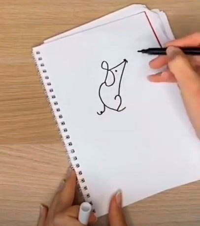 Как быстро нарисовать мышку - Нарисуйте хвостик