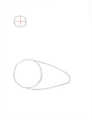 Как нарисовать лебедя карандашом - Шаг 4