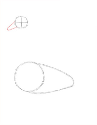 Как нарисовать лебедя карандашом - Шаг 5