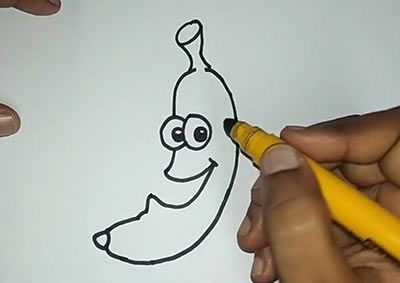 Как нарисовать банан - Шаг 11