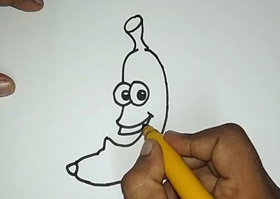 Как нарисовать банан - Шаг 12