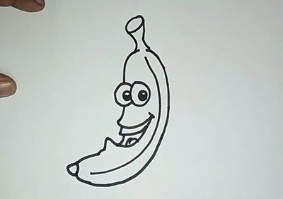 Как нарисовать банан - Шаг 14