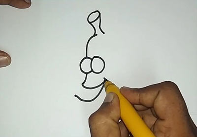 Как нарисовать банан - Шаг 7