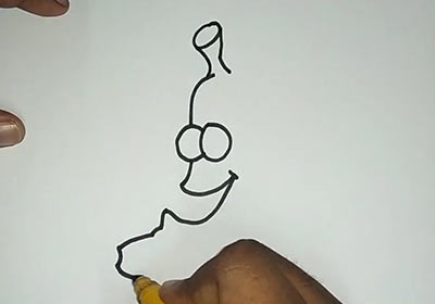 Как нарисовать банан - Шаг 8