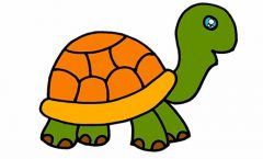 Как нарисовать черепаху легко карандашом поэтапно для детей