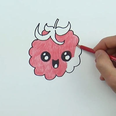 Как нарисовать малину - Шаг 15
