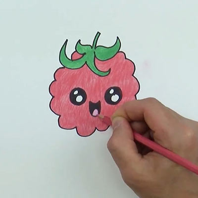 Как нарисовать малину - Шаг 17