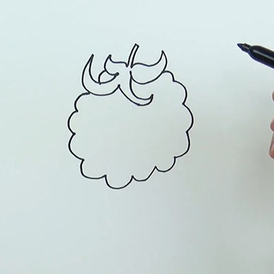 Как нарисовать малину - Шаг 7