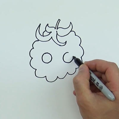 Как нарисовать малину - Шаг 8