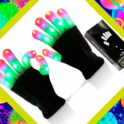 Перчатки со светодиодной подсветкой подарить девочке
